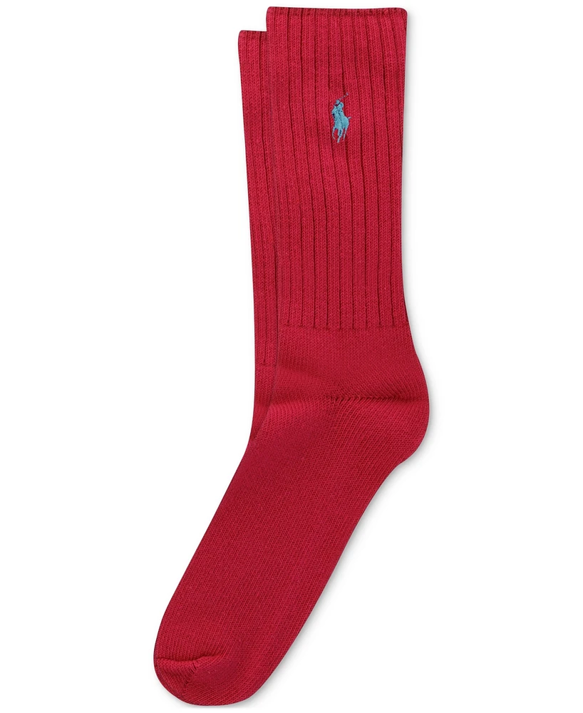 Polo Ralph Lauren Men's Cotton Rib Crew Socks