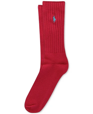 Polo Ralph Lauren Men's Cotton Rib Crew Socks