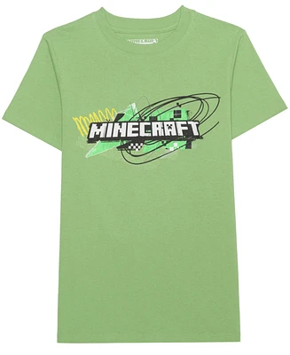 Minecraft Little & Big Boys Front Back T-Shirt