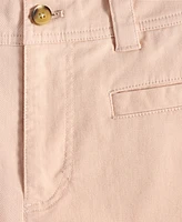 On 34th Women's Mid Rise Cropped Wide-Leg Chino Pants, Exclusively at Macy's