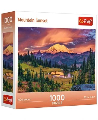 Trefl Red 1000 Piece Puzzle - Mountain Sunset