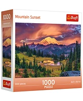 Trefl Red 1000 Piece Puzzle - Mountain Sunset