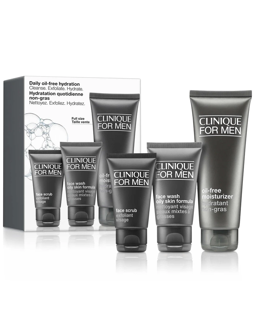 Clinique 3-Pc. Daily Oil-Free Hydration Men's Set