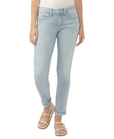 Silver Jeans Co. Women's Girlfriend Mid Rise Slim Leg