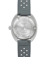 Bulova Men's Snorkel Gray Hnbr Rubber Strap Watch 41mm