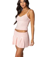Edikted Womens Easter Knit Tank Top