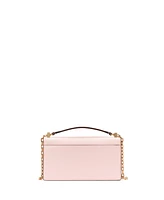 Kate Spade New York Women's Deco Pebbled Mini Flap Chain Crossbody Bag