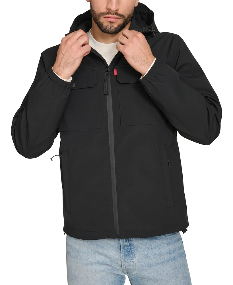 Levi's Men's Hooded Rain Jacket