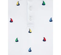 Little Me Baby Boys 2-Pc. Cotton Sailboat Polo Shirt & Shorts Set