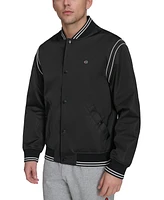 Champion Men's Varsity Stripe Bomber Jacket