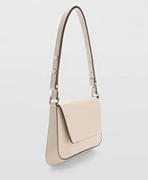 Mango Women's Strap Detail Shoulder Bag