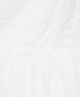 Mango Women's Floral Embroidered Strap Dress