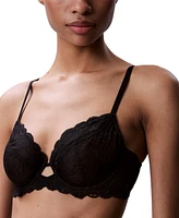 Calvin Klein Women's Sensual Stretch Lace Unlined Full-Coverage Bra QF8120