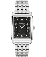 Bulova Men's The Very Thought of You Frank Sinatra Special Edition Stainless Steel Bracelet Watch 30mm