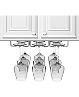 Sorbus Under Cabinet Wine Glass Rack and Stemware Holder