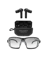 Walker's Disruptor Noise Canceling Bluetooth Earbuds with Ballistic Protection Glasses