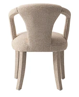 Manhattan Comfort 24.8" Palmer Modern Tweed Dining Armchair