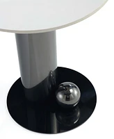 Manhattan Comfort 19.68" Laurel Modern Sintered Stone Top End Table