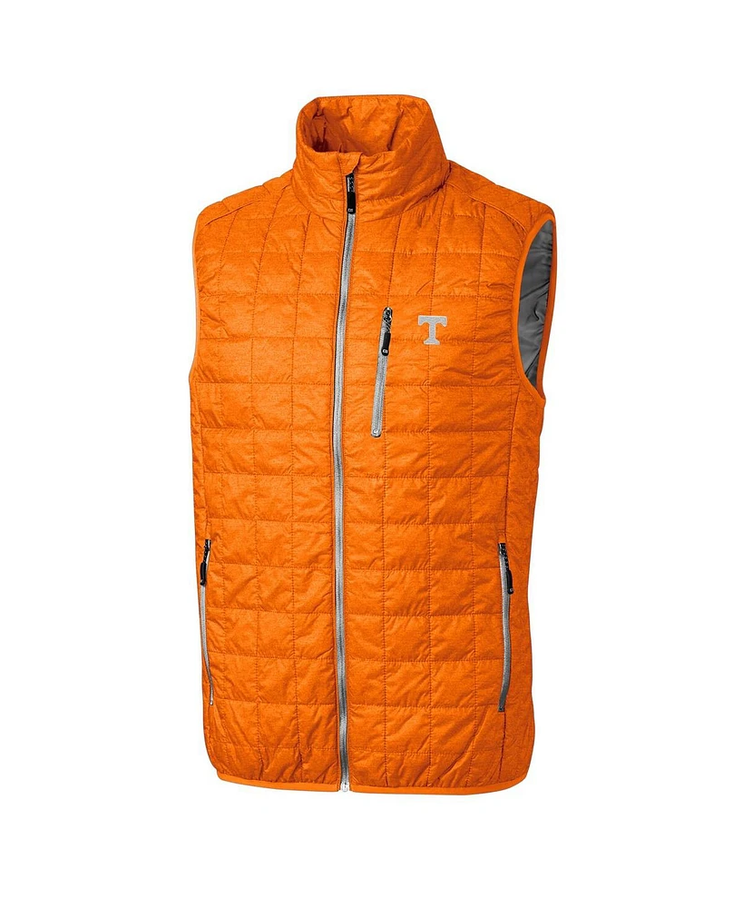 Cutter & Buck Men's Tennessee Orange Volunteers Rainier Full-Zip Vest