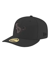 New Era Men's Black Houston Texans 59Fifty Ii Low Profile Fitted Hat