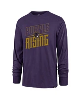 '47 Brand Men's Purple Baltimore Ravens Rising Super Rival Long Sleeve T-Shirt