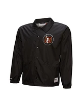 Mitchell & Ness Men's Darrell Green Black Washington Commanders Coaches Button-Up Jacket