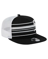 New Era Men's Black Chicago White Sox 9FIFTY A-Frame Trucker Snapback Hat