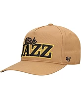 '47 Brand Men's Tan Utah Jazz Barnes Hitch Adjustable Hat