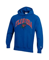 Champion Men's Royal Florida Gators Vault Late Night Reverse Weave Pullover Hoodie