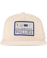 New Era Men's Khaki Philadelphia Phillies Summer Essential Golfer Snapback Hat