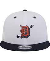 New Era Men's White Detroit Tigers Doodles 9FIFTY Snapback Hat