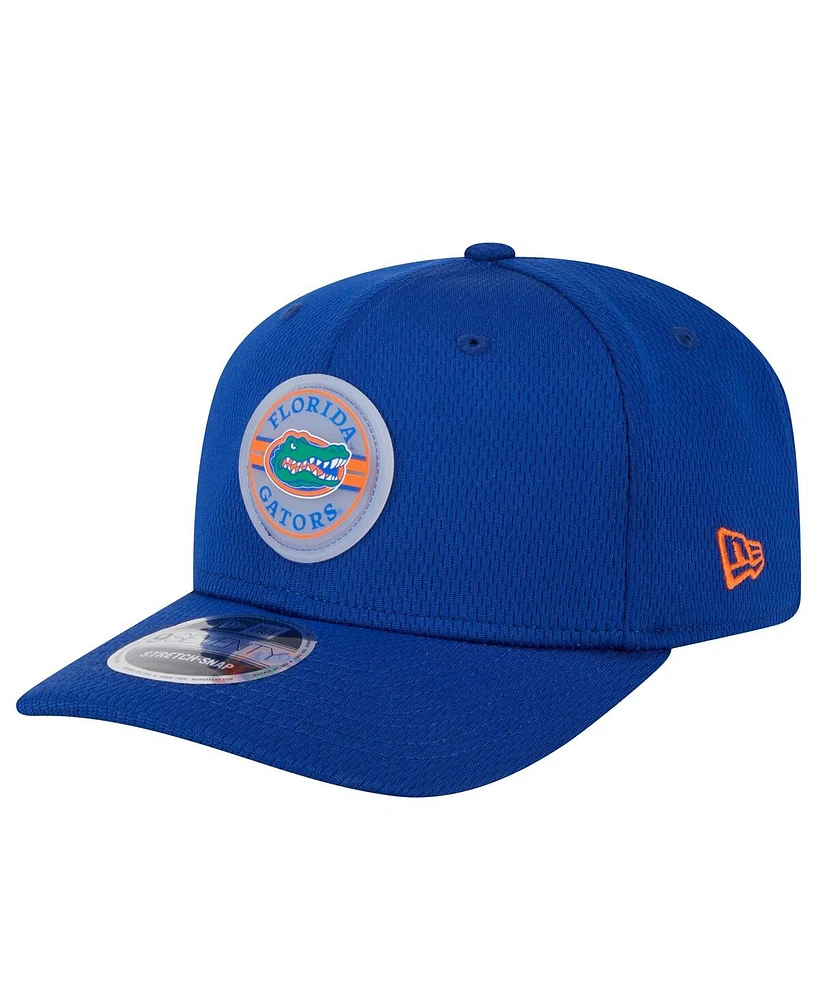 New Era Men's Royal Florida Gators Patched 9SEVENTY Stretch-Snap Adjustable Hat