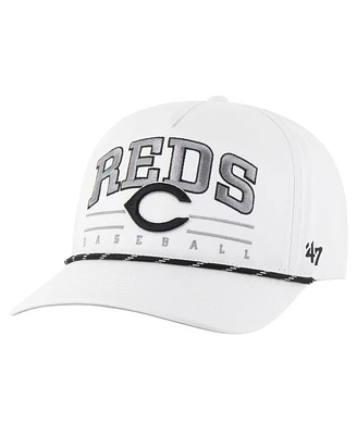 '47 Brand Men's White Cincinnati Reds Roscoe Speckle Hitch Adjustable Hat