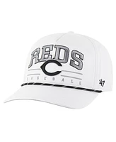 '47 Brand Men's White Cincinnati Reds Roscoe Speckle Hitch Adjustable Hat