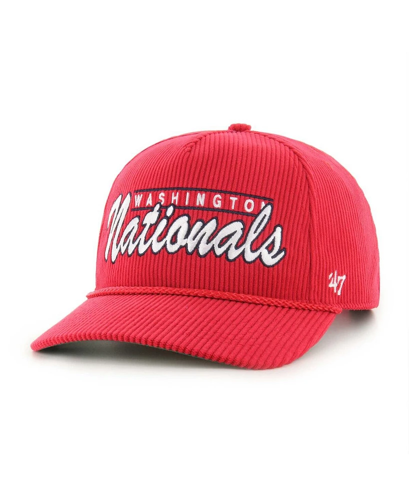 '47 Brand Men's Red Washington Nationals Corduroy Hitch Adjustable Hat