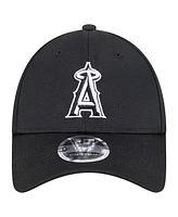 New Era Men's Black Los Angeles Angels Pivot 9FORTY Adjustable Hat