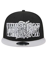 New Era Men's Black Chicago White Sox Splatter 9FIFTY Snapback Hat