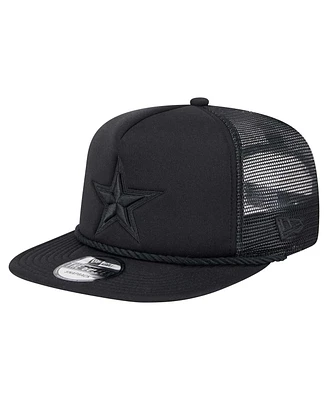 New Era Men's Black Dallas Cowboys Active Tone Golfer Snapback Hat