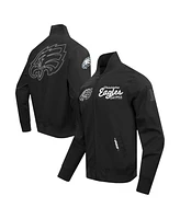 Pro Standard Men's Black Philadelphia Eagles Paint The City Twill Full-Zip Jacket