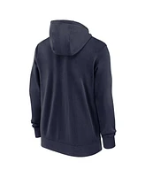 Nike Men's Navy Ole Miss Rebels 2024/25 Sideline Club Fleece Pullover Hoodie