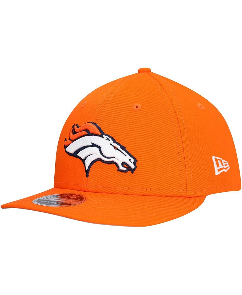 New Era Men's Orange Denver Broncos Main Low Profile 9FIFTY Snapback Hat