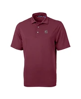 Cutter & Buck Men's Garnet South Carolina Gamecocks Virtue Pique Polo