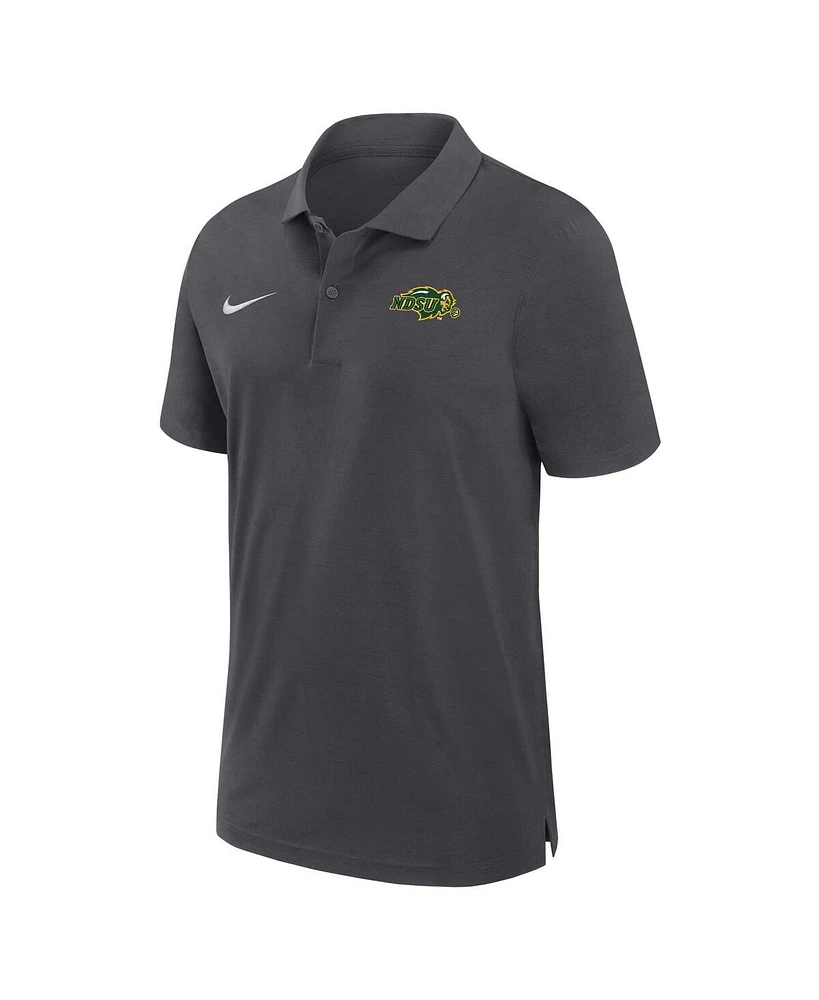 Nike Men's Anthracite Ndsu Bison 2024 Sideline Coaches Performance Polo