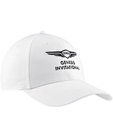 Ahead Men's White Genesis Invitational Stratus Structured Ultimate Fit Adjustable Hat