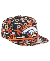 New Era Men's Navy Denver Broncos Wakey Wakey Golfer Snapback Hat