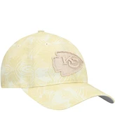 New Era Women's Cream Kansas City Chiefs Frond 9TWENTY Adjustable Hat