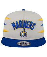 New Era Men's Cream Seattle Mariners Iron Golfer Snapback Hat