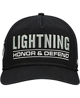 '47 Brand Men's Black Tampa Bay Lightning Oht Military Appreciation Homeland Honor and Defend Hitch Adjustable Hat