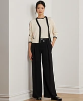 Lauren Ralph Lauren Women's Two-Tone Short-Sleeve Sweater, Regular & Petite