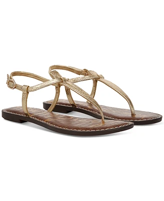 Sam Edelman Women's Gigi T-Strap Flat Sandals